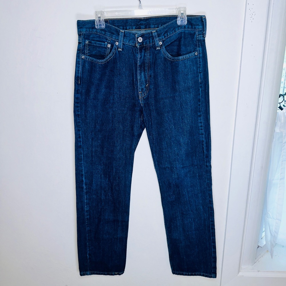 Levis 514 Straight Fit Jeans Mens 33x30 Dark Wash Blue Denim Pants